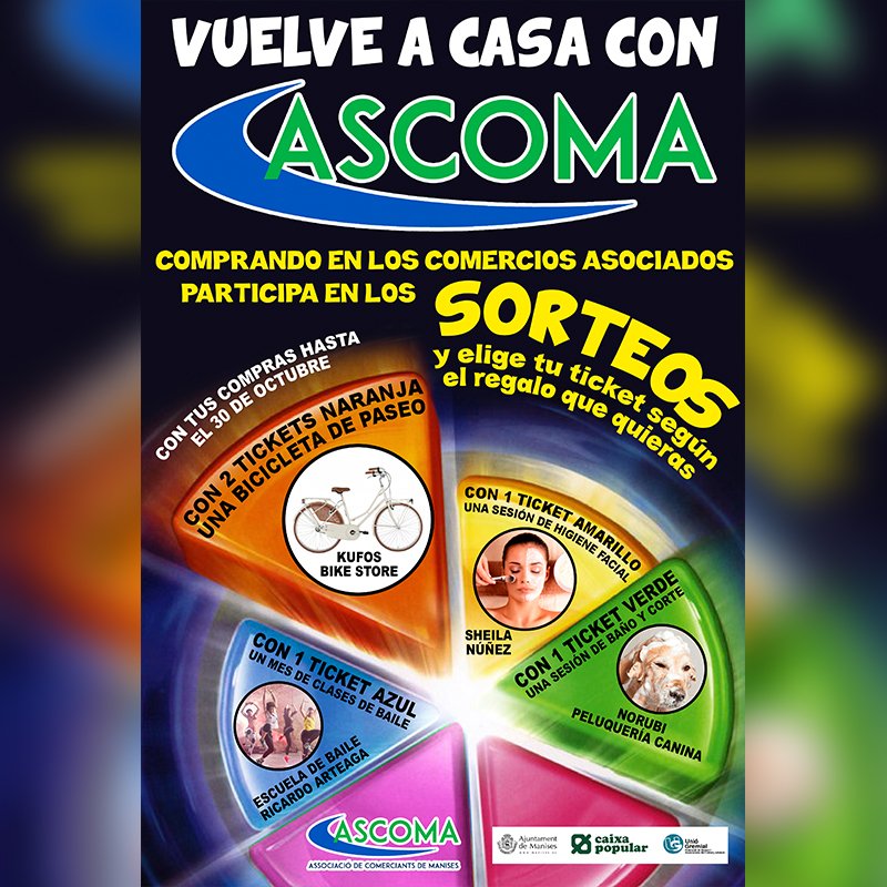 Vuelve a casa con ASCOMA – Nueva campaña del Comercio Local