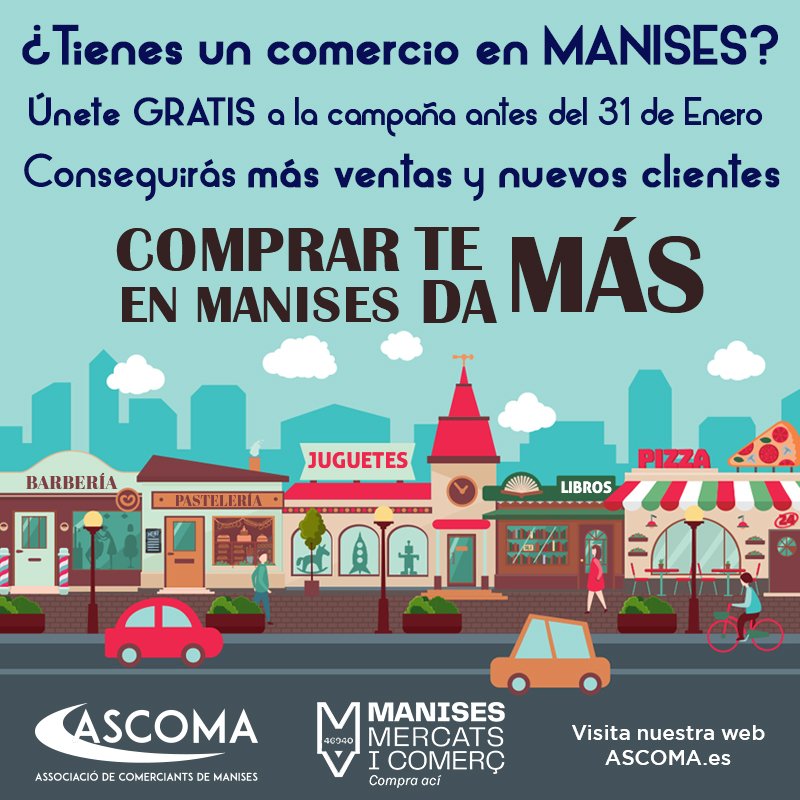 Únete a la campaña Comprar en Manises te da más