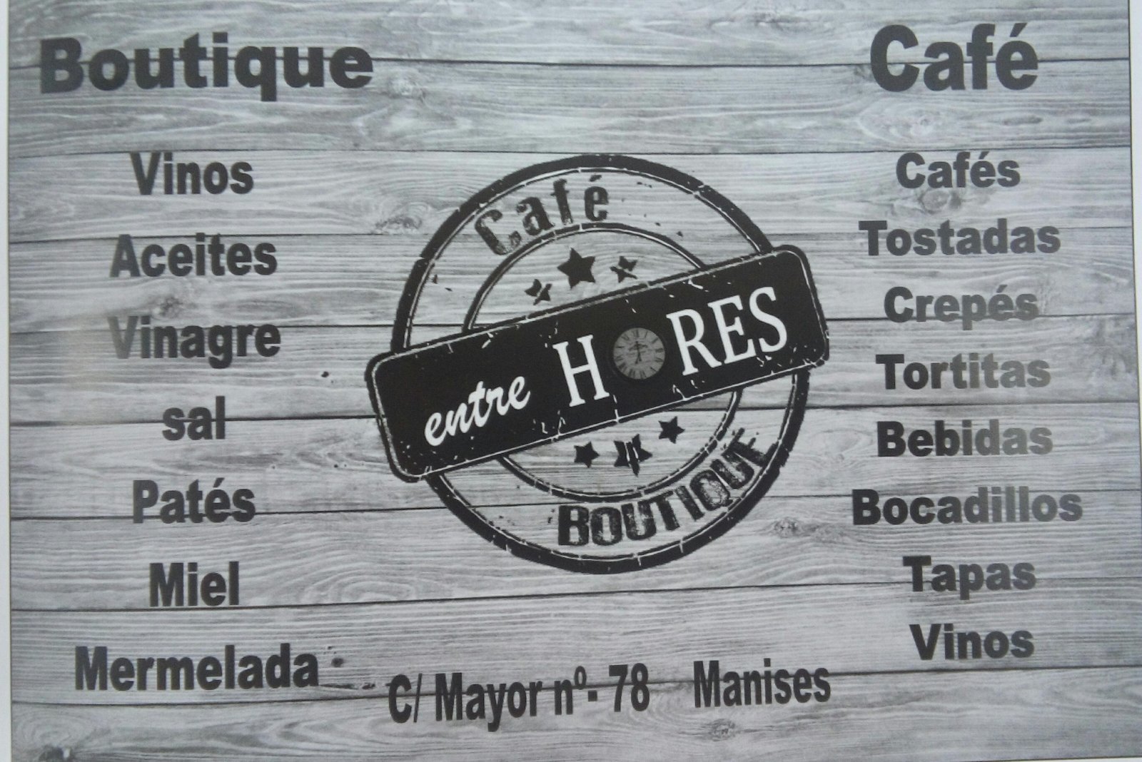 Cafe&Boutique entreHORES